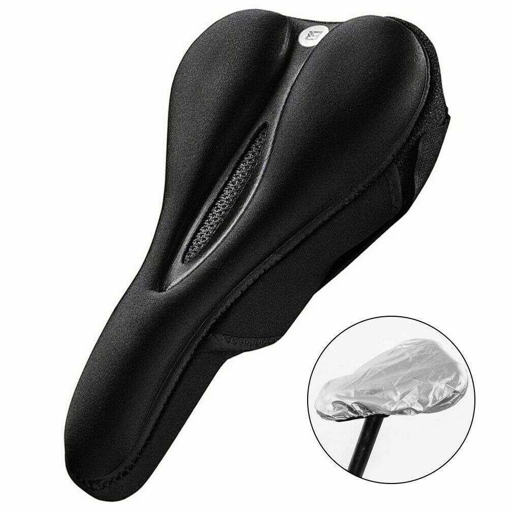ROCKBROS Bike Saddle Cover with Rain Cover Comfortable Breathable 2 Size MTB DHL_desvips.com