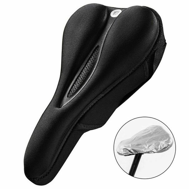 ROCKBROS Bike Saddle Cover with Rain Cover Comfortable Breathable 2 Size MTB DHL_desvips.com