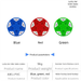 Ice Dry Land Roller Hockey Special For Children's Competition Training Flat Round Ball_desvips.com