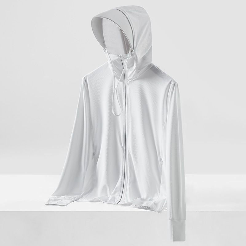 men In Summer, Thin And Breathable Ice Silk Outdoor Professional Fishing Sun Protection Clothing For Women With_desvips.com