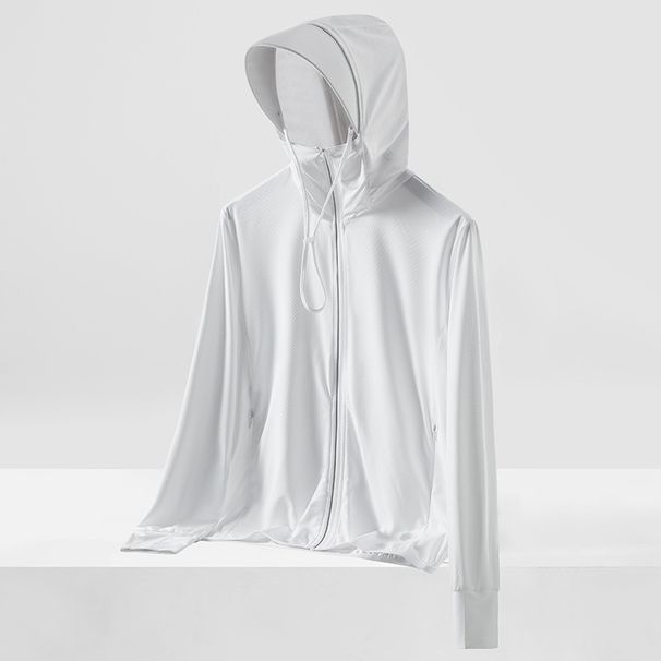 men In Summer, Thin And Breathable Ice Silk Outdoor Professional Fishing Sun Protection Clothing For Women With_desvips.com