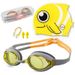 Children's Swim Goggles Swim Cap Set HD Waterproof Anti-fog Goggles For Boys And Girls Professional Swimming Equipment_desvips.com