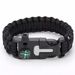 Multifunctional Outdoor Paracord Bracelet With Compass, Fire Starter, Mountaineering Strap, Rescue Whistle, Emergency_desvips.com