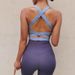 Cross Back Sports For Women, Shockproof Vest Style, Quick-Dry Running, Fitness Yoga Bra With Chest Pads_desvips.com