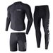 Korean Diving Sun Protection Swimsuit Sleeve Long Pants Quick-Dry Jellyfish Suit Snorkeling Surfing Set Men's Swimwear_desvips.com