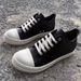 RO Low-Top 1 Black White European And American Trendy Milk Fragrance Sole Canvas Couple Minimalist Commuting Casual_desvips.com