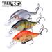 TREHOOK 3pcs 5cm 4g Mini Minnow Wobblers For Pike Fishing Lure Hard Swimbait Mini Crankbaits Tackle_desvips.com