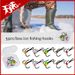 5PCS 8#10# 12# 14# Winter Three-jaw Hook Ice Fishing Hooks Carbon Steel Durable Sinking Bait Tackle Tools With Plastic Case Tool_desvips.com