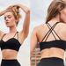 Sports Fitness Set For Women, Barely There Yoga Thin Strap Beauty Back Bra, Push-Up Top, Anti-Exposure Petal Pants_desvips.com
