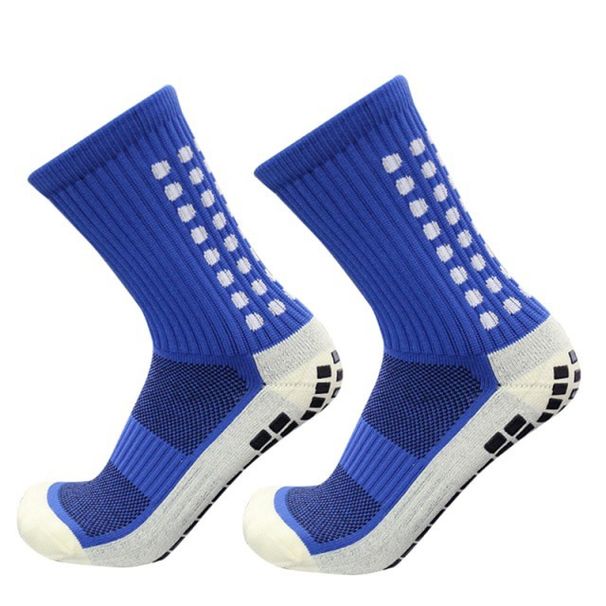 Children's Mid Calf Dot Coated Soccer Socks Professional Anti-Slip Thickened Training Socks For Men And Women With Silicone Friction Terry Cloth Sole_desvips.com