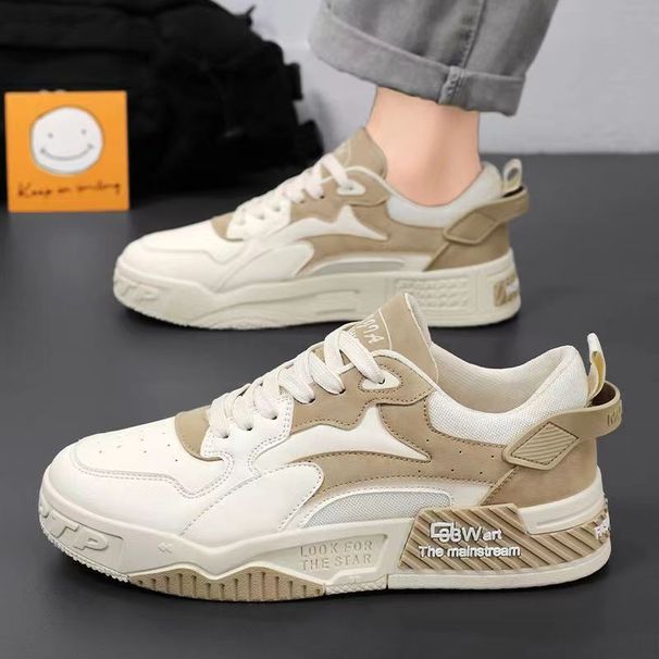 Men's New Summer Breathable Black And White Panda Sneakers Men's Casual Sports Thick Bottom Non-slip Mesh Shoes_desvips.com