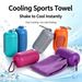 Portable Cooling Towel With Storage Case, Quick Dry Cool Towel For Hiking Cycling Gym Workout_desvips.com