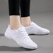 2316 Cheer Girls White Hip-hop Dance Youth Cheerleading Sports Gymnastic Training Athletic Shoes_desvips.com