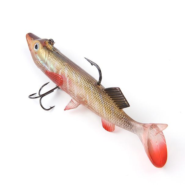 FISHKING 8cm-14cm Single Lure Soft Multi-color Selection Lead Fish Lifelike Bait Wholesale_desvips.com