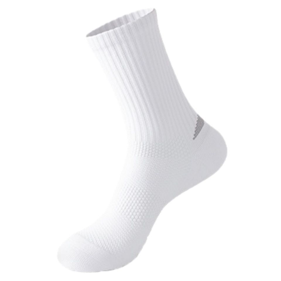Men's Professional Marathon Running Socks Thickened Terry Cloth Sole Non-Slip Wear-Resistant Cotton Sports Basketball Badminton Socks_desvips.com