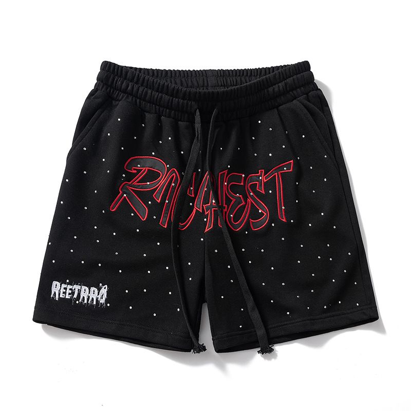 Men’s Clothing Men's Shorts With Letters For Summer Workwear Trendy Terry Casual Outerwear Loose Trendy Brand Shorts For Beach_desvips.com