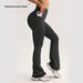 Cross-Border Peach Fitness Wide Leg High Waist Yoga Pants No Embarrassing Line Spring Summer Slightly Flared Women Wear_desvips.com