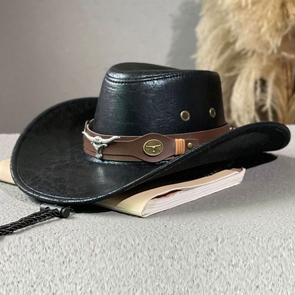 Large Tibetan-style Fedora For Men Women, Spring And Autumn Outdoor Sun Protection Travel Knight Hat, American Western_desvips.com
