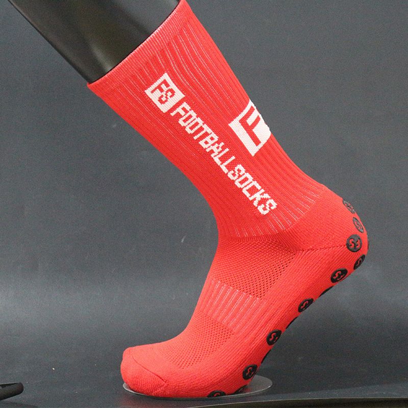 Sports Mid Tube Football Socks Men And Women Training Football Socks Professional Thick Towel Bottom Non Slip Football Socks_desvips.com