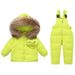 Children's Down Jackets, Thick And Warm Ski Suits, 1 6 Jackets/ski Suits_desvips.com