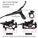 BOLANY Mountain Bike Oil Bicycle Hydraulic Disc Dual Piston Brake Accessories_desvips.com