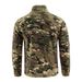 Outdoor Camouflage Double-Sided Shake Fleece Cardigan Tactical Jacket Warm Mountaineering Suit_desvips.com