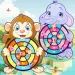 Montessori Educational Dart Board, Indoor Sports Game For Kids Ages 3-7_desvips.com