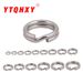 304 Stainless Steel Flattening Ring, Double Layer Flattening Ring For Fishing Lures, Small Fishing Accessories (50 Pieces/bag)_desvips.com