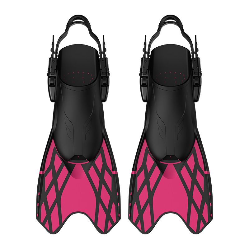 Cross-border Professional Adult Unisex Freestyle Snorkeling Diving Training Adjustable Fins Swimming Flippers Equipment_desvips.com