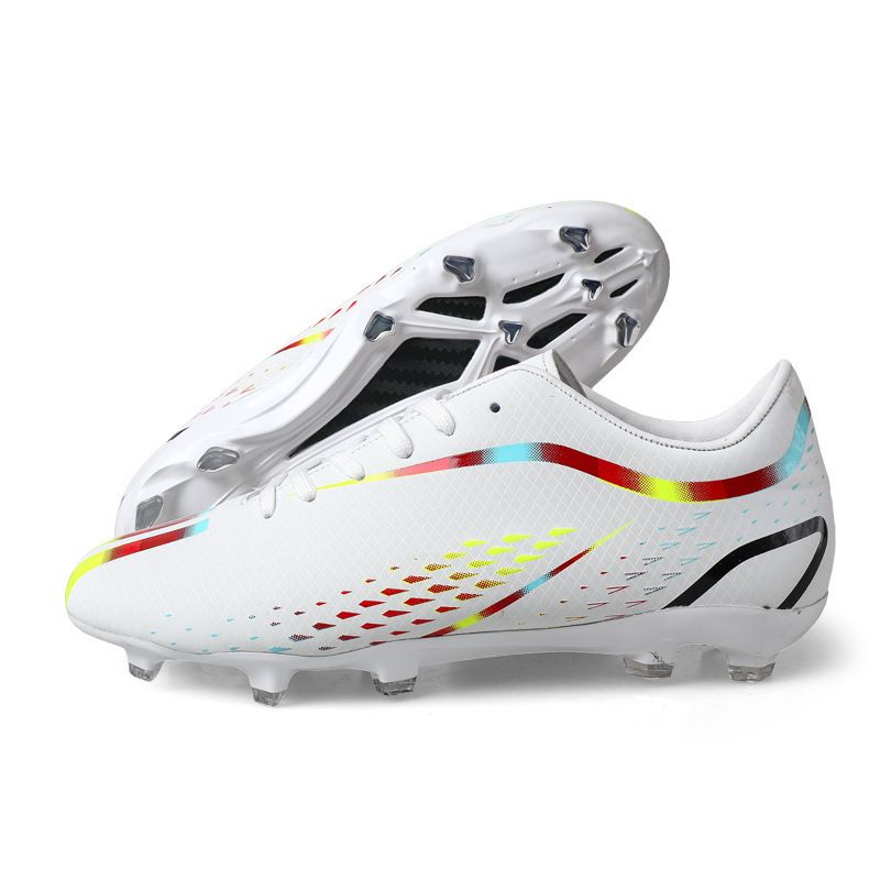 Men's and women's models of soccer shoes long spikes broken spikes professional training sneakers adult game sports shoes_desvips.com