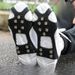 Outdoor Ten-Tooth Steel Spikes Ice Snow Weather Anti-Slip Crampons Men And Women Shoe Covers_desvips.com