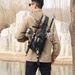 Lure Double Rod Multi-Functional Backpack Single Shoulder Crossbody Waterproof Outdoor Storage Small Items Waist Bag_desvips.com