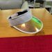 Supply Of Foldable Candy-colored Korean-style Transparent Brim Beach Hats, Women's Fashionable Outdoor Plain Visor Hats_desvips.com