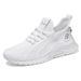 Women Lace Up Sporty Outdoor Flying Weaving Sneakers Comfort Lightweight Non Slip Athletic Shoes For Gym Work Casual_desvips.com