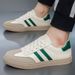 New Retro Men's Casual Sports Anti Slip White Board Shoes German Army Trainers Shoe_desvips.com
