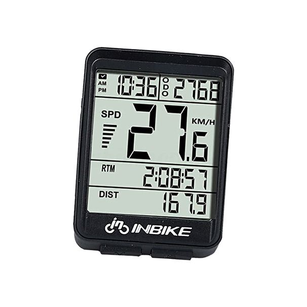 Kaou 1 Set Cycling Speedometer High Precision LCD Screen Bicycle Wireless Speedometer For Bicycle_desvips.com