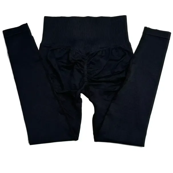 Dynamic Women High Waist Yoga Legging Seamless Scrunch Bum Gym Leggings Workout Sports Tights Stretchy Pants_desvips.com