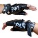 Alexa Bliss Play X Pain Womens Black PU Leather Wrestling Gloves Women Raw Superstar Accessory Cosplay Gift_desvips.com