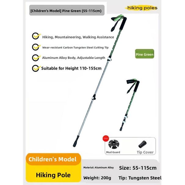 NIGESI | Portable Collapsible Hiking Trekking Pole_desvips.com