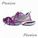 Summer New Men Platform Sneakers Purple Thick Sole Lace-Up Couple Casual Fashion Mesh Breathable Outdoor Running Shoes_desvips.com