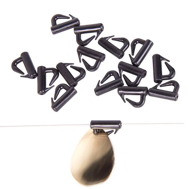100pcs Fishing Clevises D-Shape Lure Blade Connector For Making Spinnerbait Spinner Walleye Rig Alabama Rig Bass Trout Perch_desvips.com