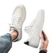 Sneakers Men, Summer Breathable Casual Versatile Teenagers, 2023 New Style, Pure White Sports Shoes For Students_desvips.com