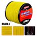 Fishing Lines 4 Braided 300m Fishing Line PE Braided Strong Horse Grey/yellow/blue/green/red Fishing Line Suitable For Rocky Fishing And Sea Fishing_desvips.com