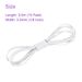 DMiotech 1/8 Inch Shock Cord, 10 Feet White Bungee Cord For Tent Poles, Kayak Rope, And DIY Projects, Marine Grade Heavy Polyester Stretch String For_desvips.com