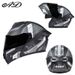AD Electric Motorcycle Helmet, Men's And Women's Winter Motorcycle Full Face Helmet, All Season Safety Helmet, 3C Certified Flip Up Helmet_desvips.com