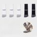 6 Pairs Men Winter Simple Comfortable Mid Length Anti Odor Toe Fashionable Versatile Five Finger Socks_desvips.com