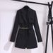 tailored long sve blazer for women – stretch spand ffice jacket (s3xl, solid colors, seaml layering piece)_desvips.com