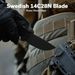 CIVIVI Timberbark Fixed Blade Hunting Knife With Black Kydex Sheath And Clip_desvips.com