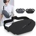 New Fashion Men's Chest Ins-style Trendy Brand Shoulder Leather Waist Bag, Large-capacity Crossbody Bag_desvips.com