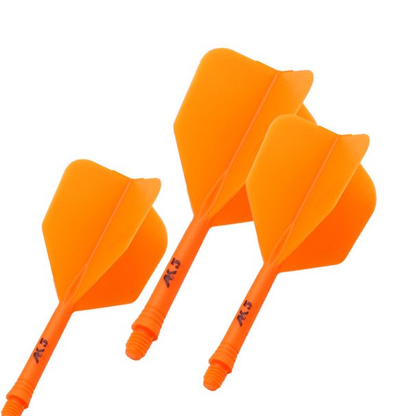 3 sets of AK5 series integrated dart wing Large Square wing 2BA dart rod dart wing set_desvips.com